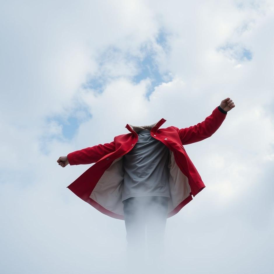 Dream : Taking off a red jacket in a dream