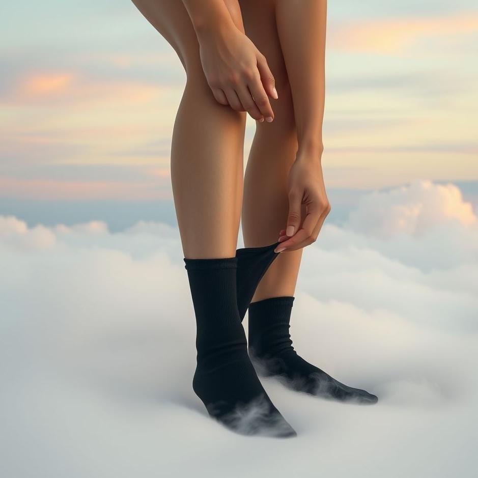 Dream : Taking off black socks in a dream