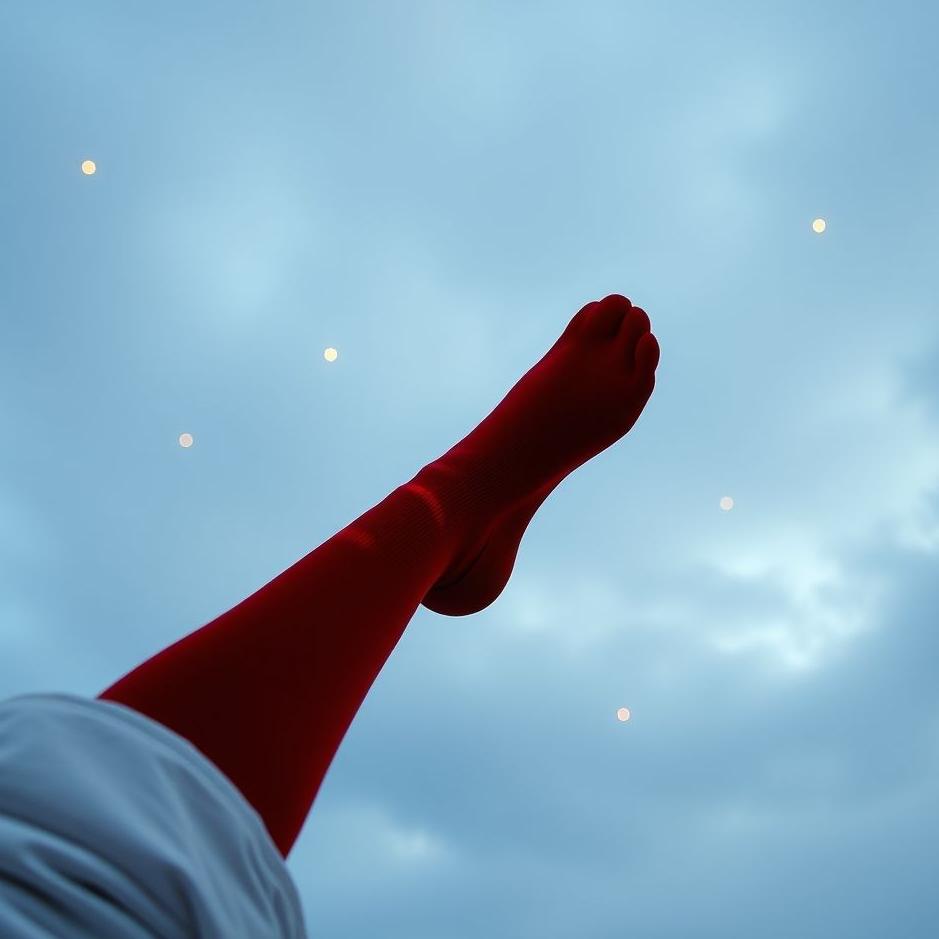 Dream : Taking off red socks in a dream