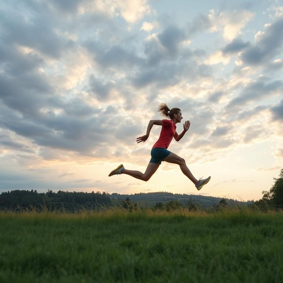 Dream : Taking off while running in a dream