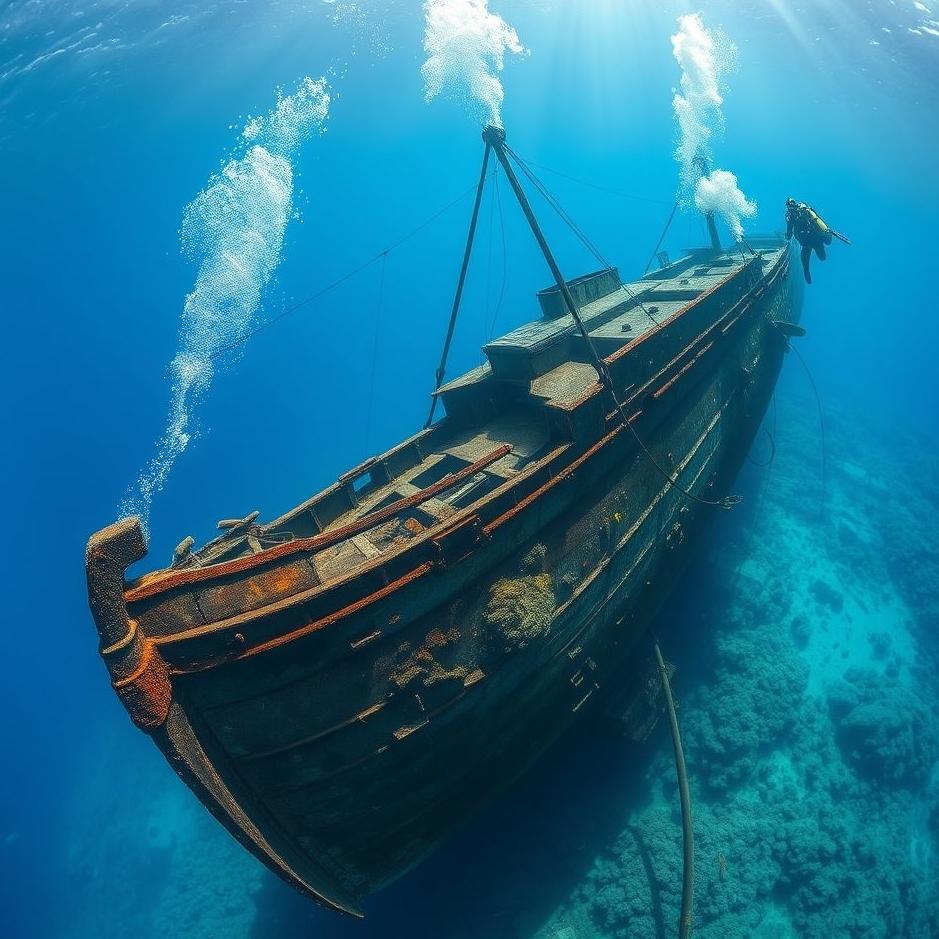 Dream : Taking out a sunken ship 