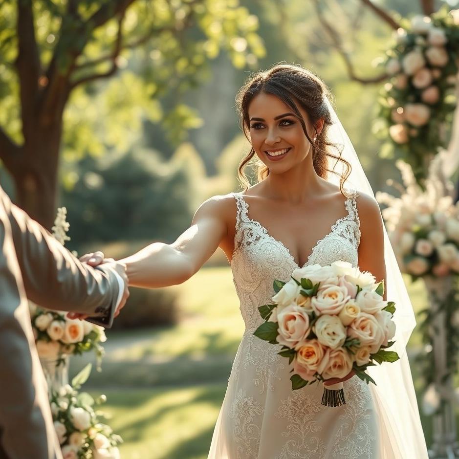 Dream : Taking the arm of a bride 