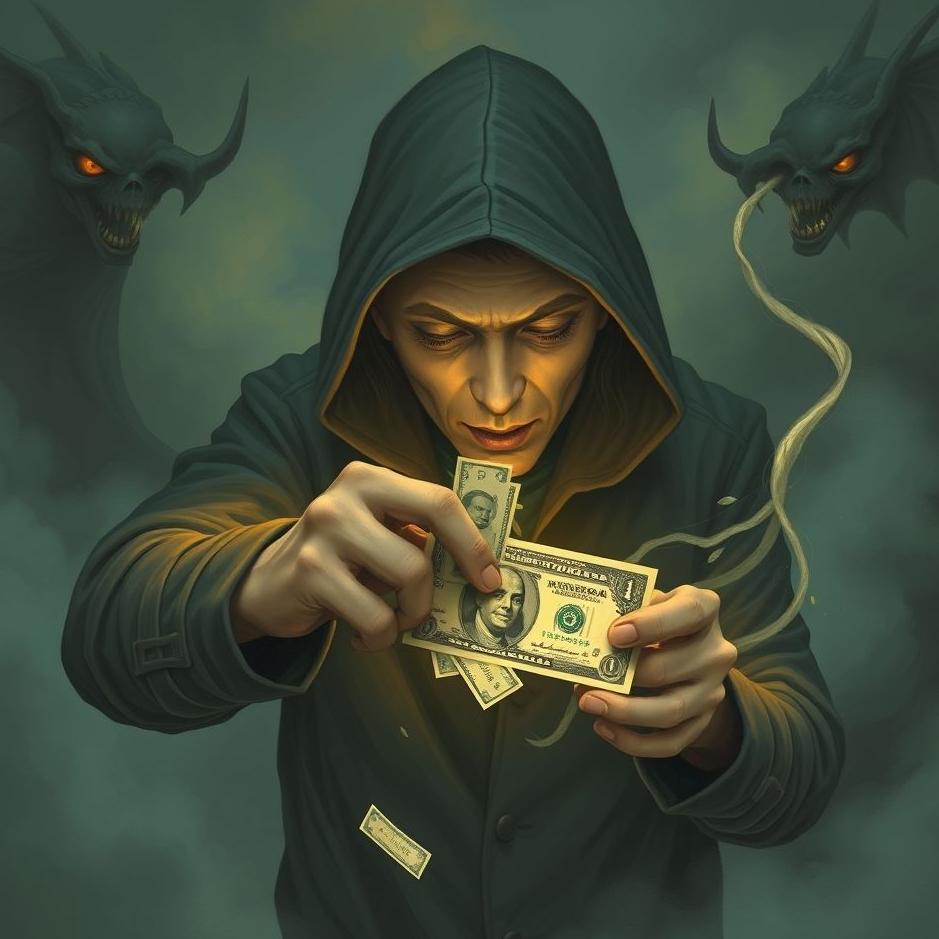 Dream : Taking the money of a thief in a dream