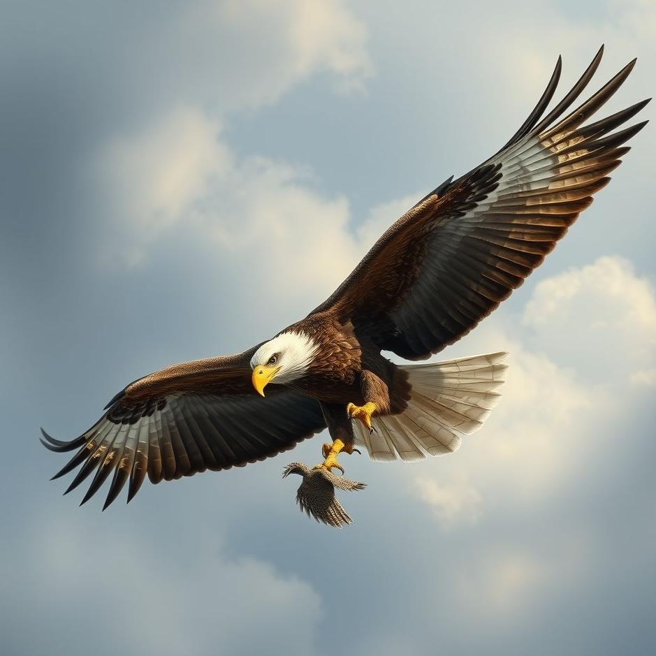 Dream : Taking the prey of an eagle in a dream
