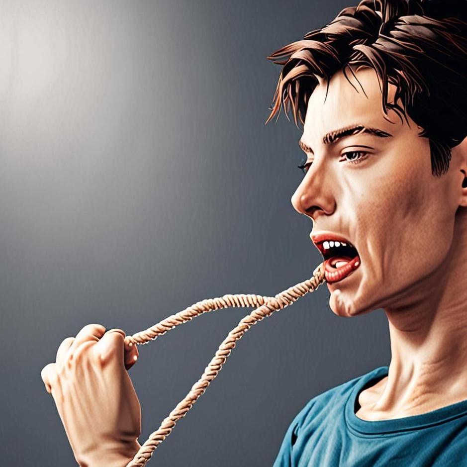 Dream : Taking the rope out of your mouth in a dream