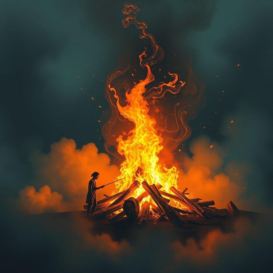 Dream : Talk to fire in the dream