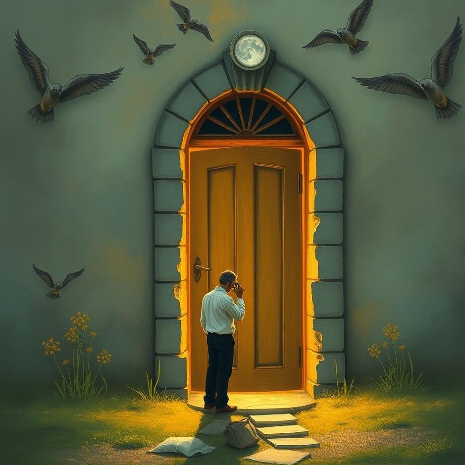 Dream : Talking at the door in a dream