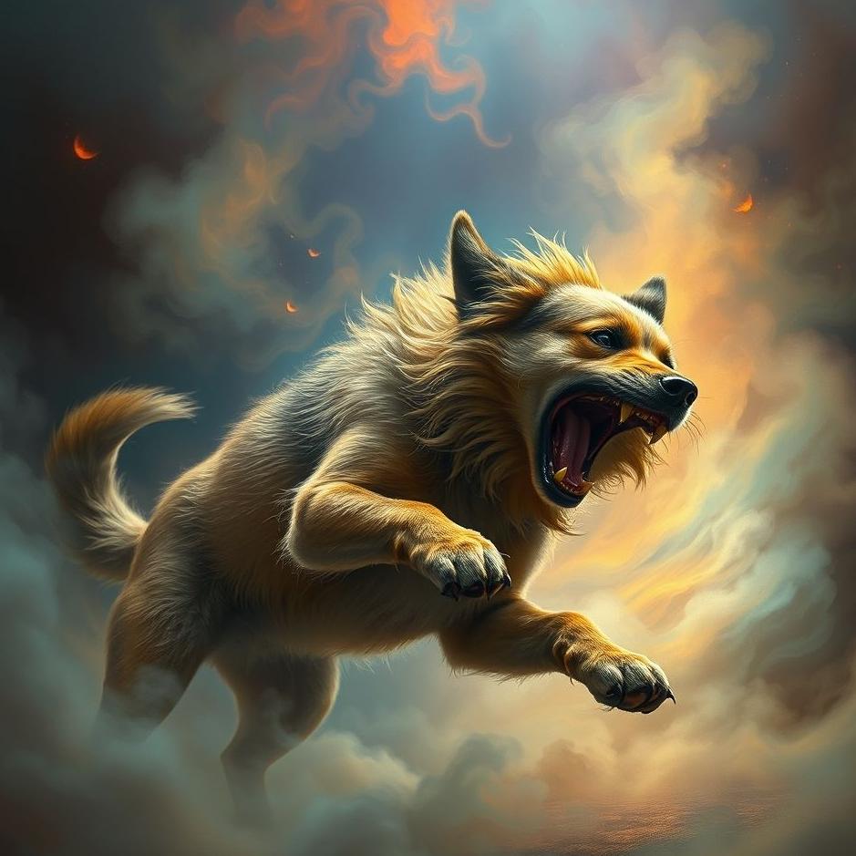 Dream : Talking dog attacking in a dream