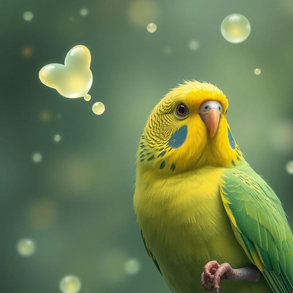 Dream : Talking green budgie in a dream