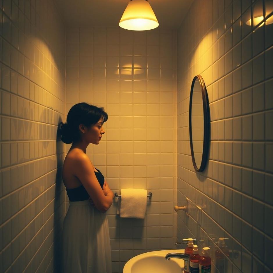 Dream : Talking in a bathroom