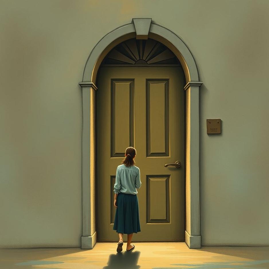 Dream : Talking in front of a door in a dream