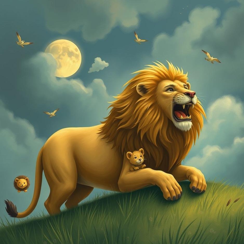 Dream : Talking lion in a dream
