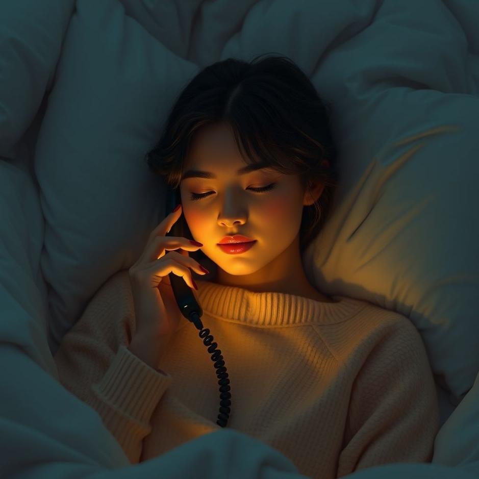 Dream : Talking on a black phone in a dream