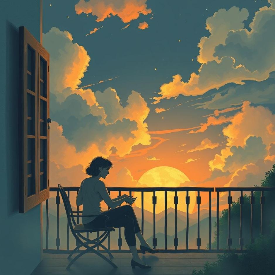 Dream : Talking on the balcony in a dream