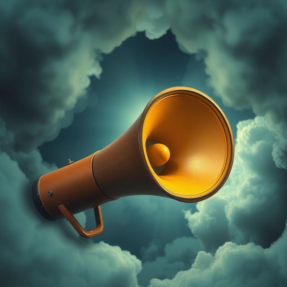 Dream : Talking through a loudspeaker in a dream