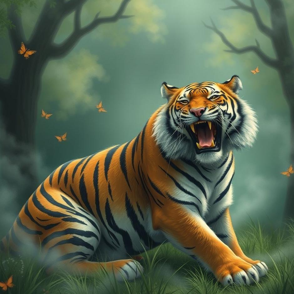 Dream : Talking tiger in a dream