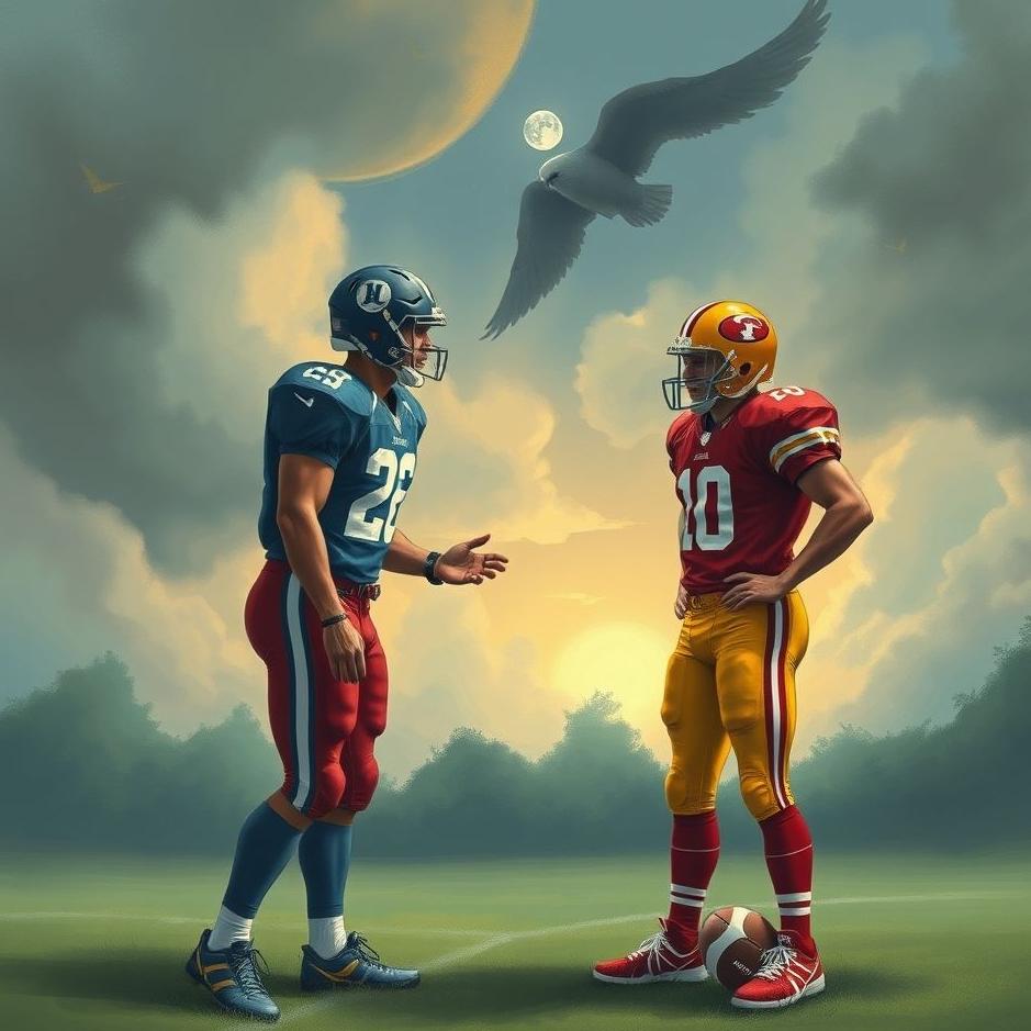 Dream : Talking to a football player in a dream