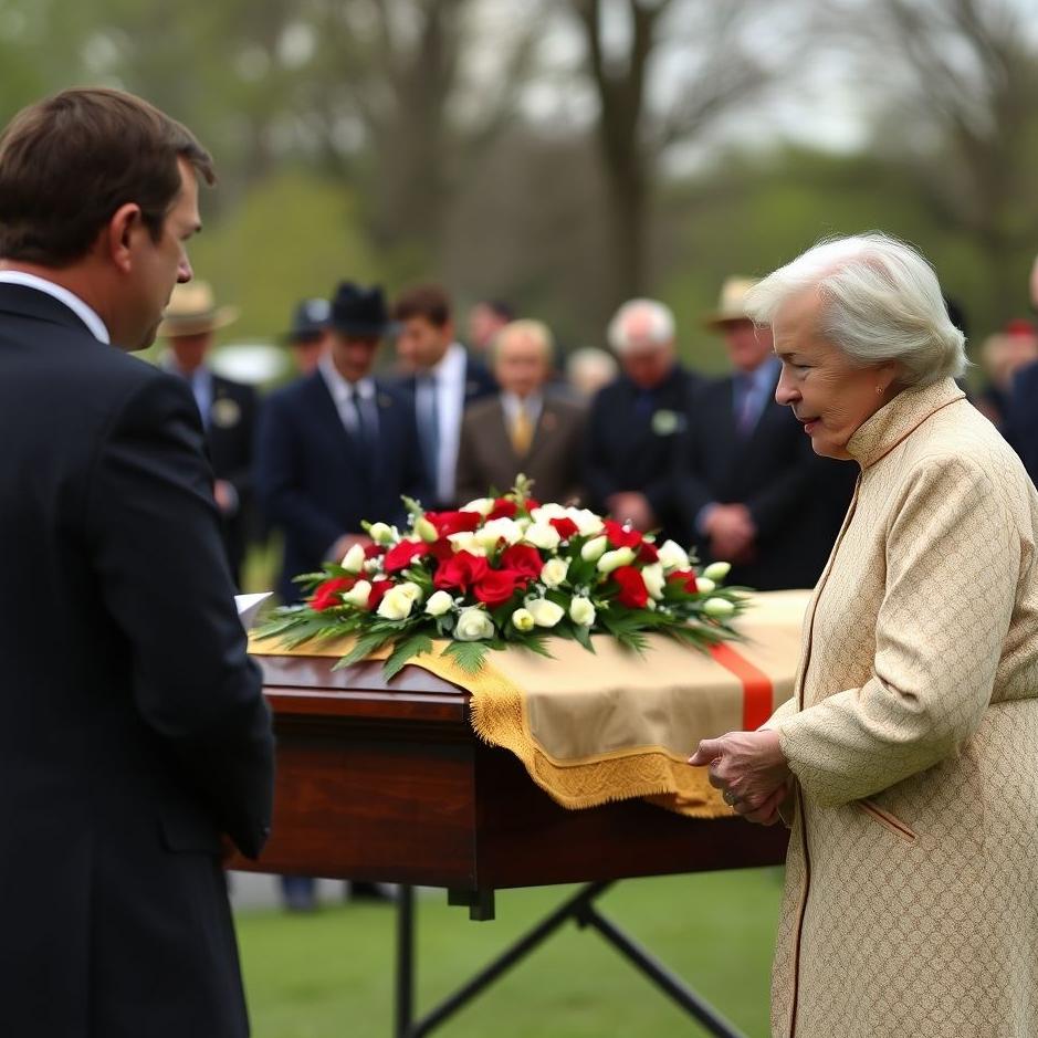 Dream : Talking to a funeral 