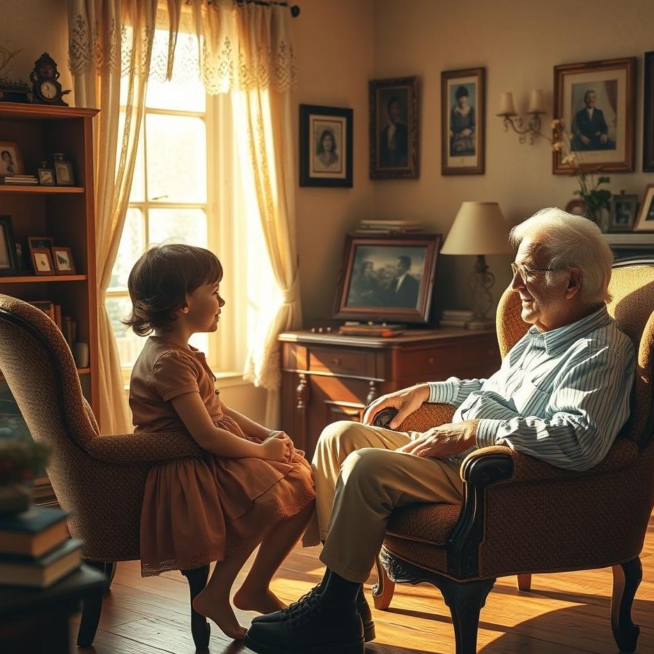 Dream : Talking to a grandfather 