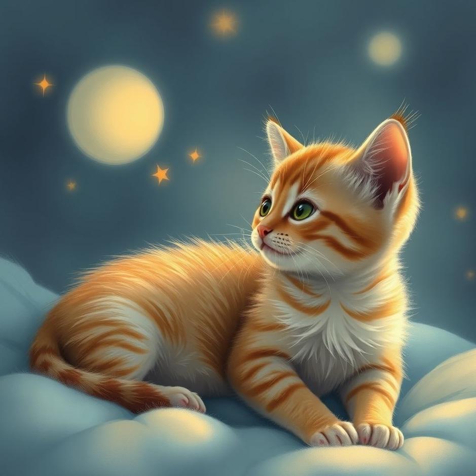 Dream : Talking to a kitten in a dream