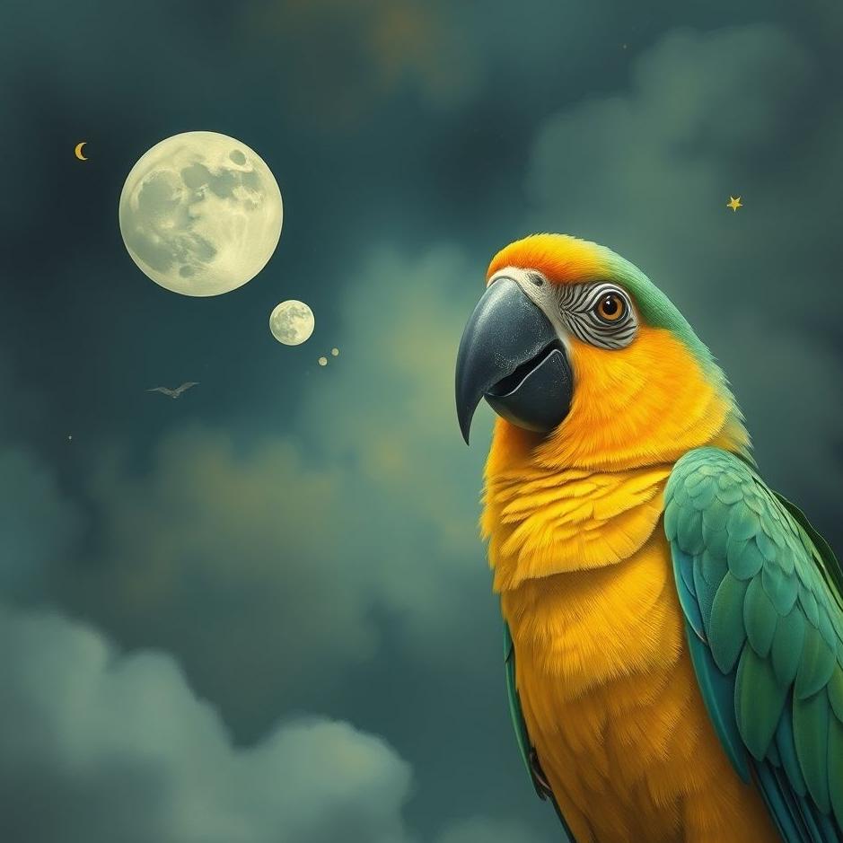 Dream : Talking to a parrot in a dream