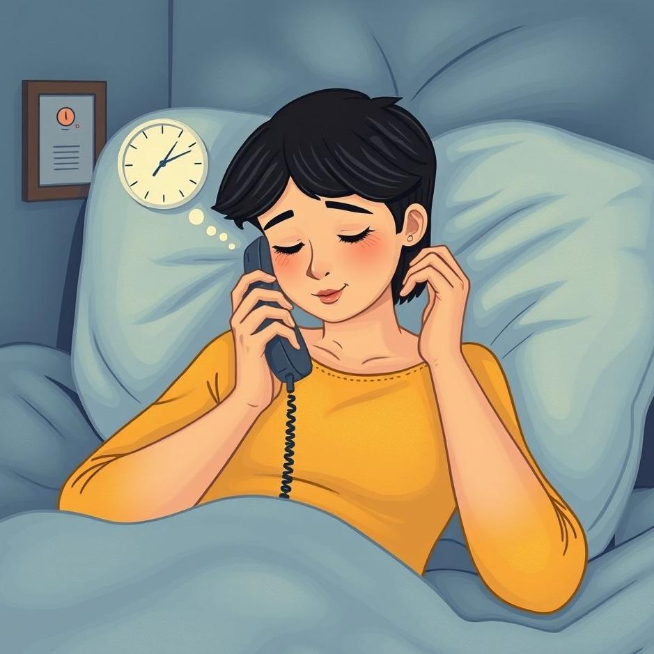 Dream : Talking to a teacher on the phone in a dream