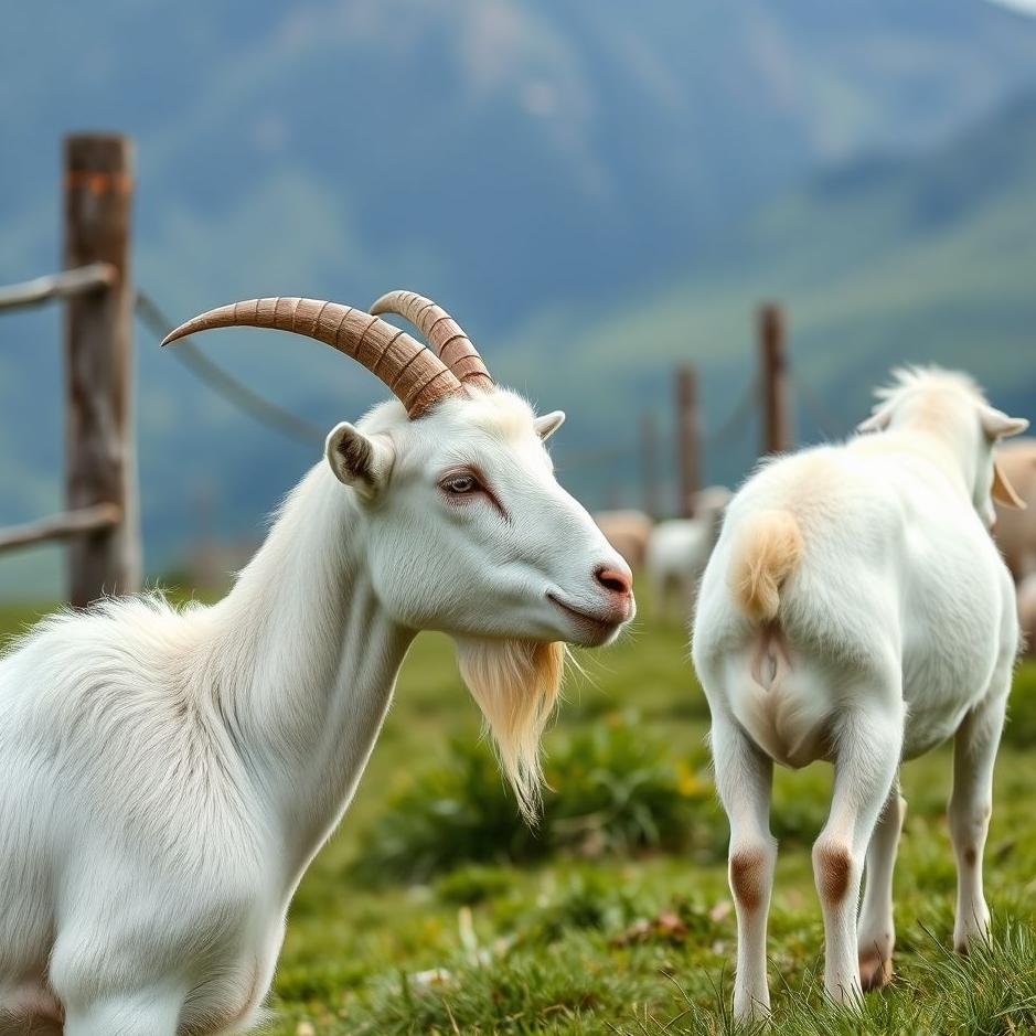 Dream : Talking to a white goat 
