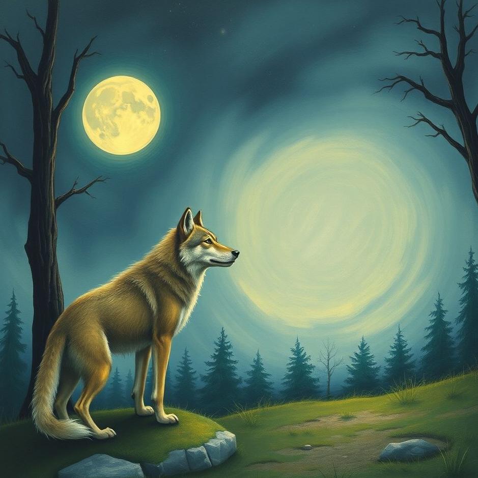 Dream : Talking to a wolf in a dream
