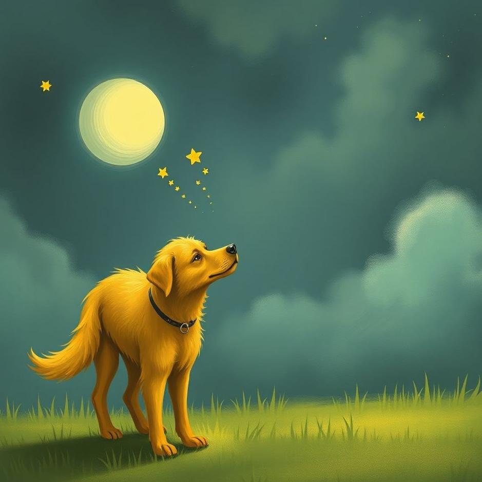 Dream : Talking to a yellow dog in a dream