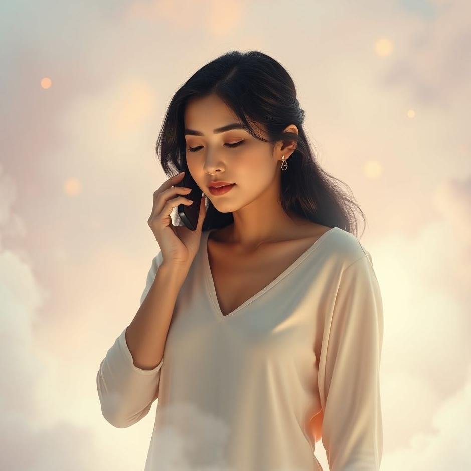 Dream : Talking to her husband on the phone in a dream