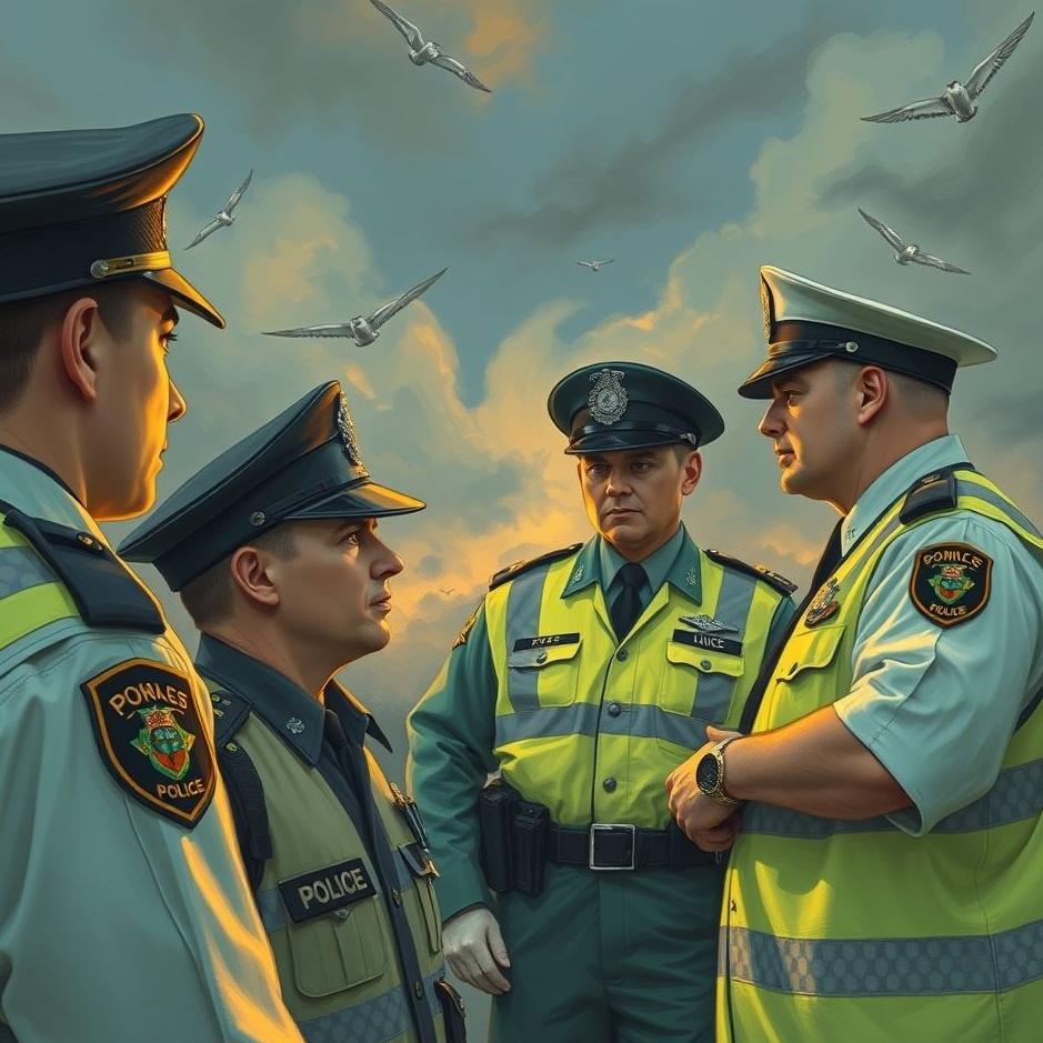 Dream : Talking to police officers in a dream