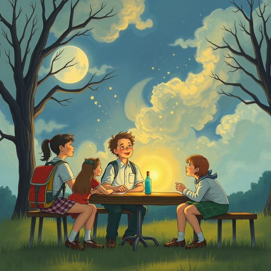 Dream : Talking to school friends in a dream