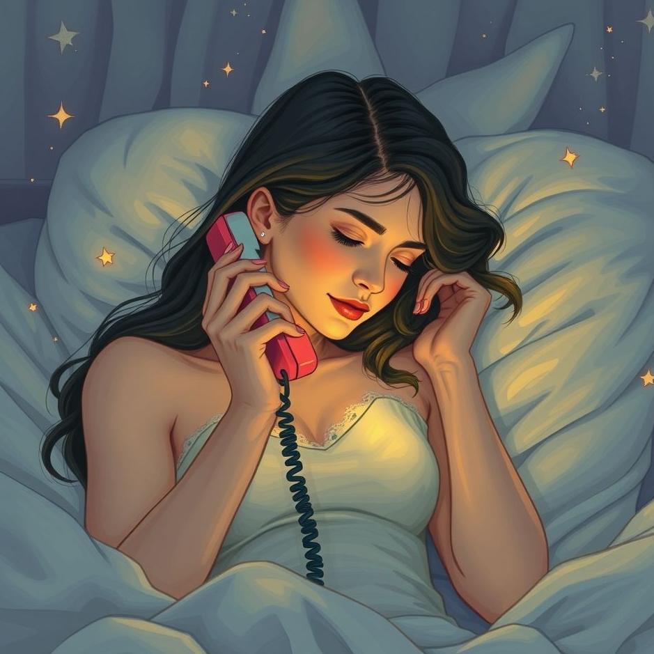 Dream : Talking to the girl you love on the phone in a dream