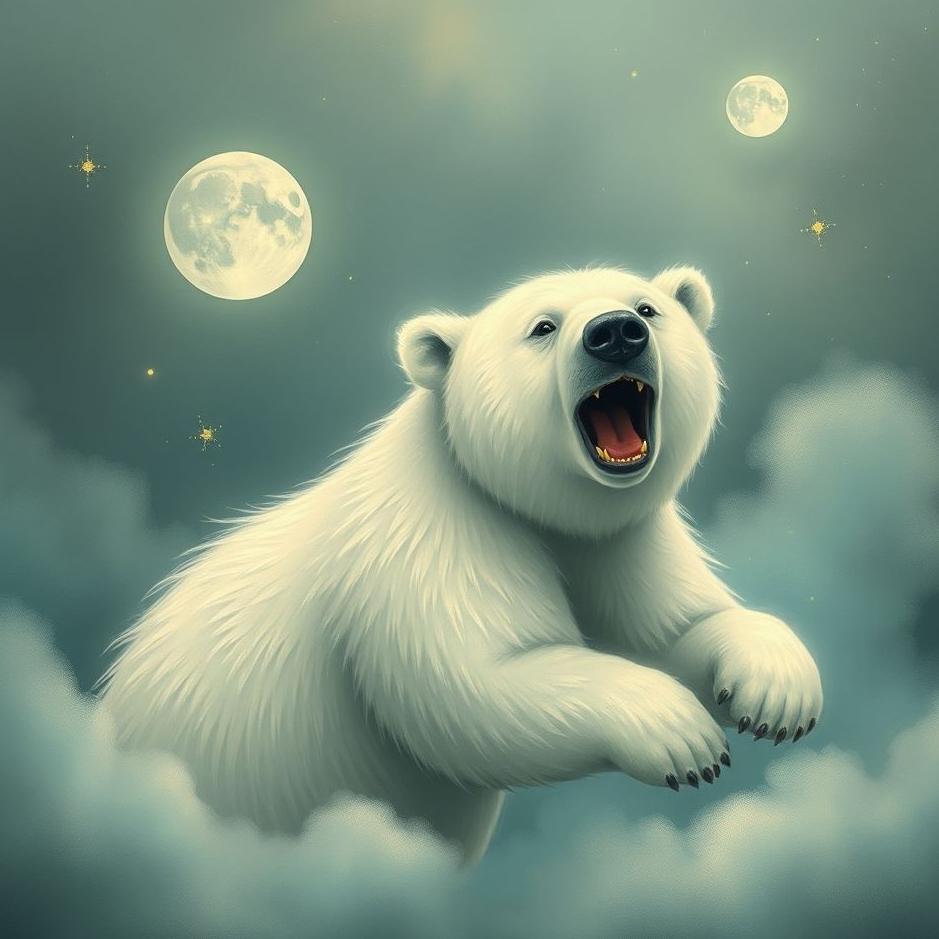 Dream : Talking white bear in a dream