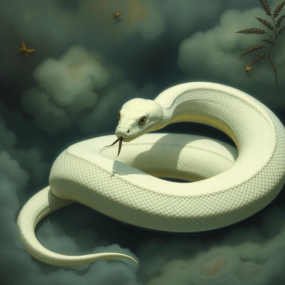 Dream : Talking white snake in a dream