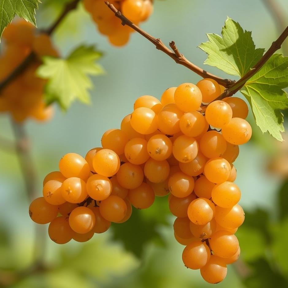 Dream : Tangerine grapes in a dream
