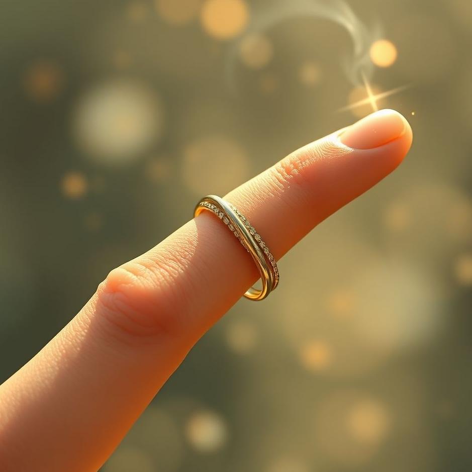 Dream : Tangle on your finger in a dream