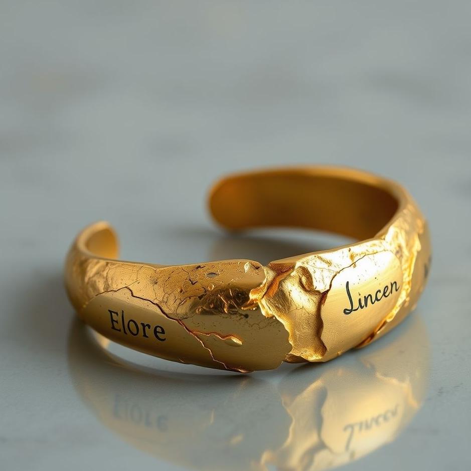 Dream : Tarnished gold bracelet in a dream