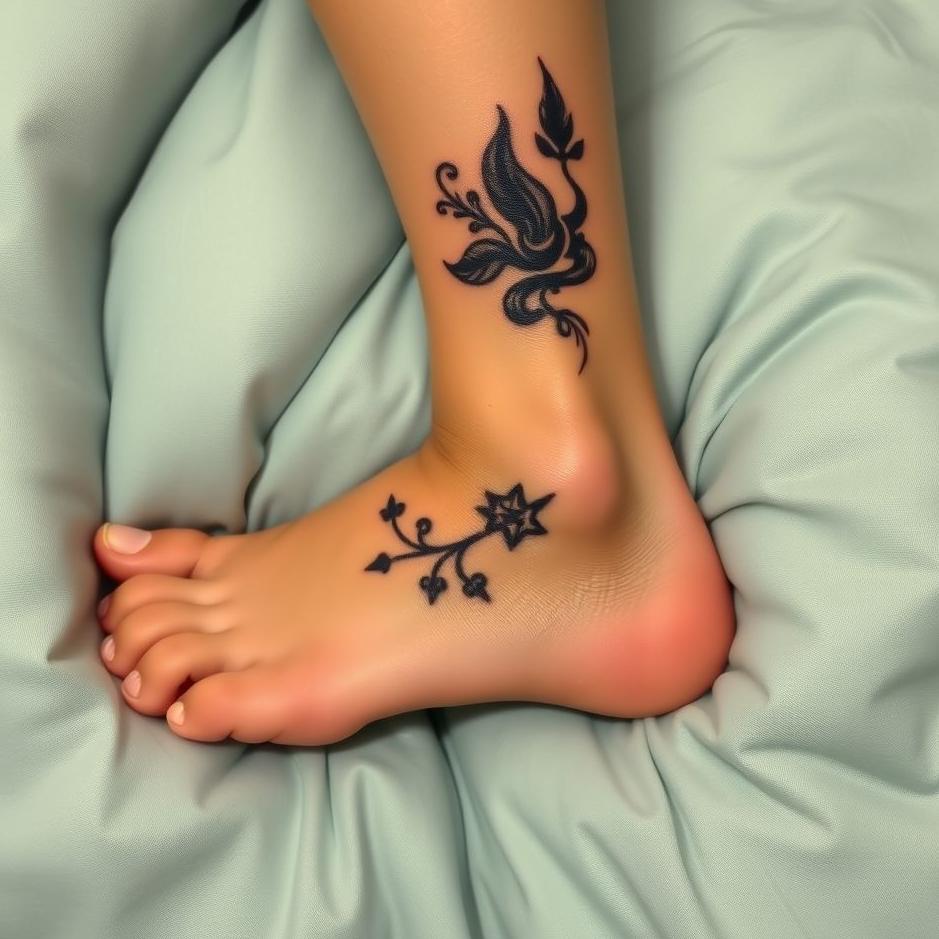 Dream : Tattoo on the foot in the dream