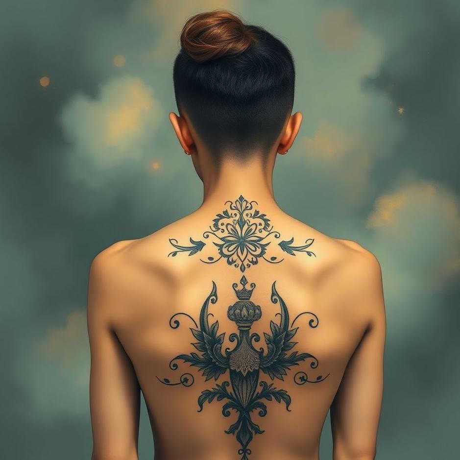 Dream : Tattoo on your back in a dream