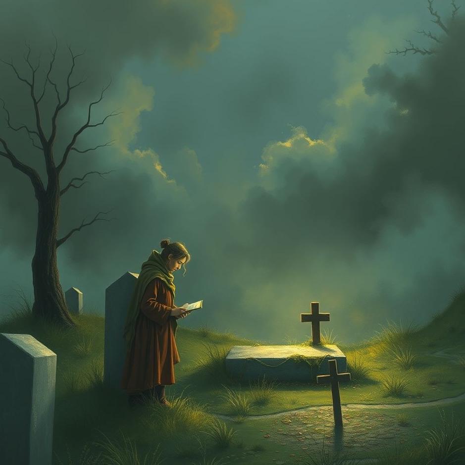 Dream : Teacher at a grave in a dream