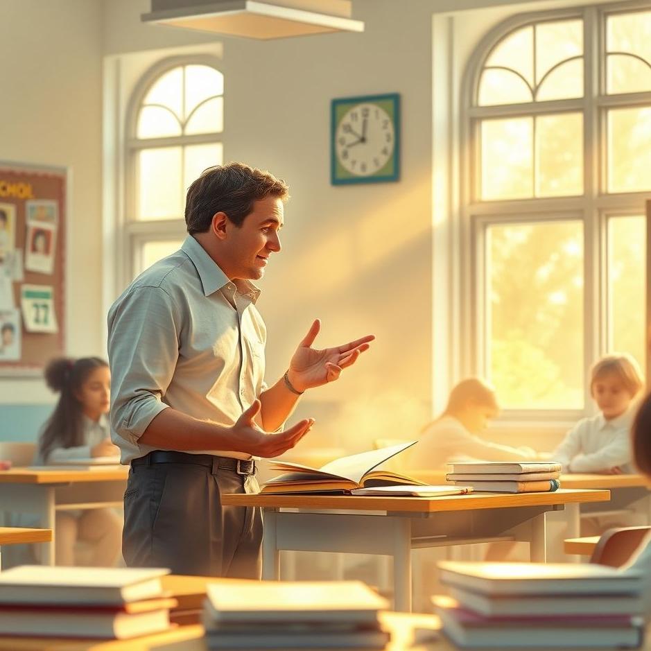 Dream : Teacher talking to you at school in a dream