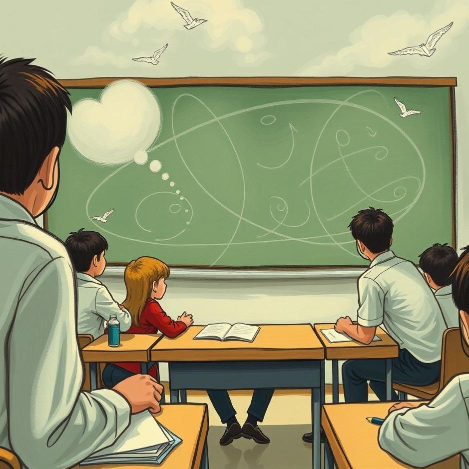 Dream : Teaching students at school in a dream