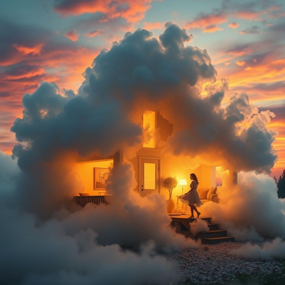 Dream : Tearing down the walls of a house in a dream