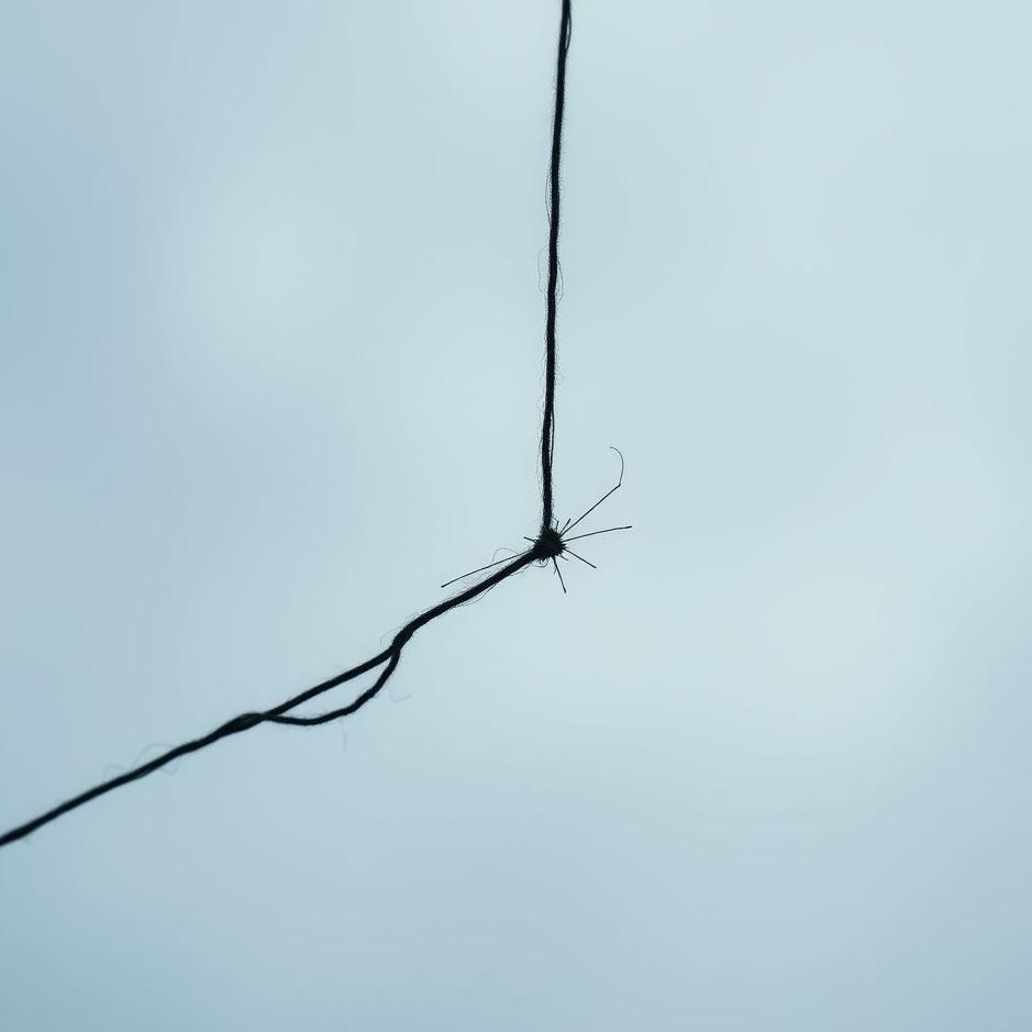 Dream : Tearing off a black thread in a dream