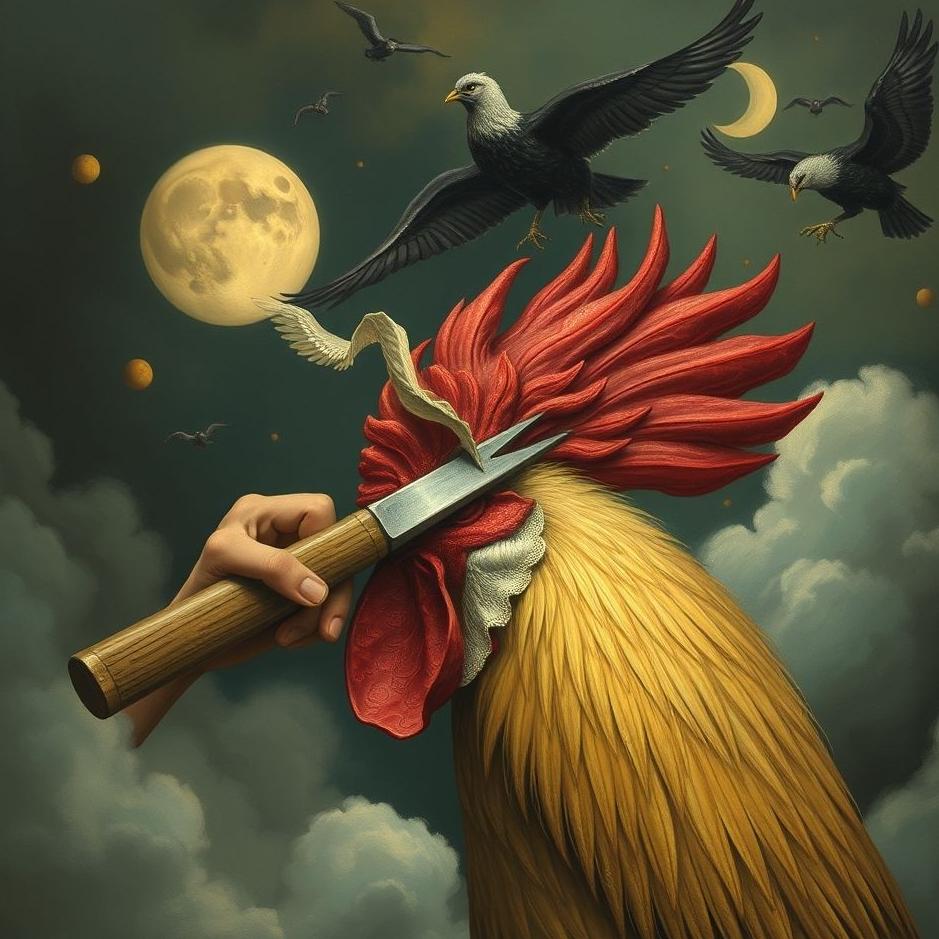 Dream : Tearing off a rooster's head in a dream