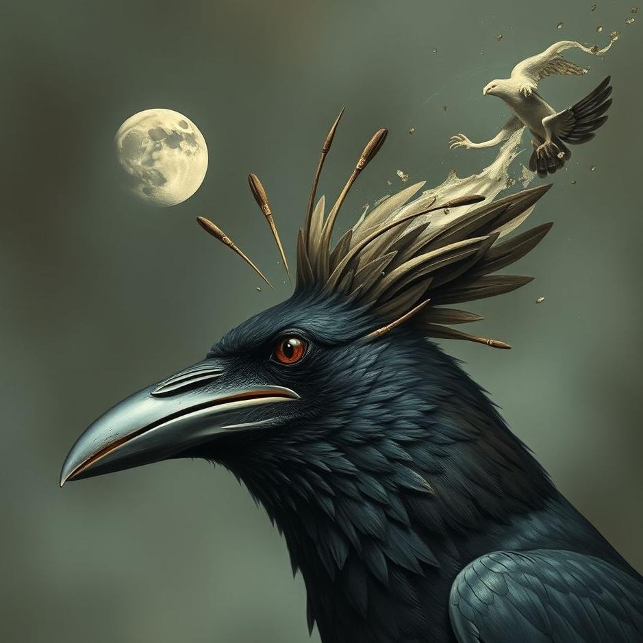 Dream : Tearing off the head of a crow in a dream