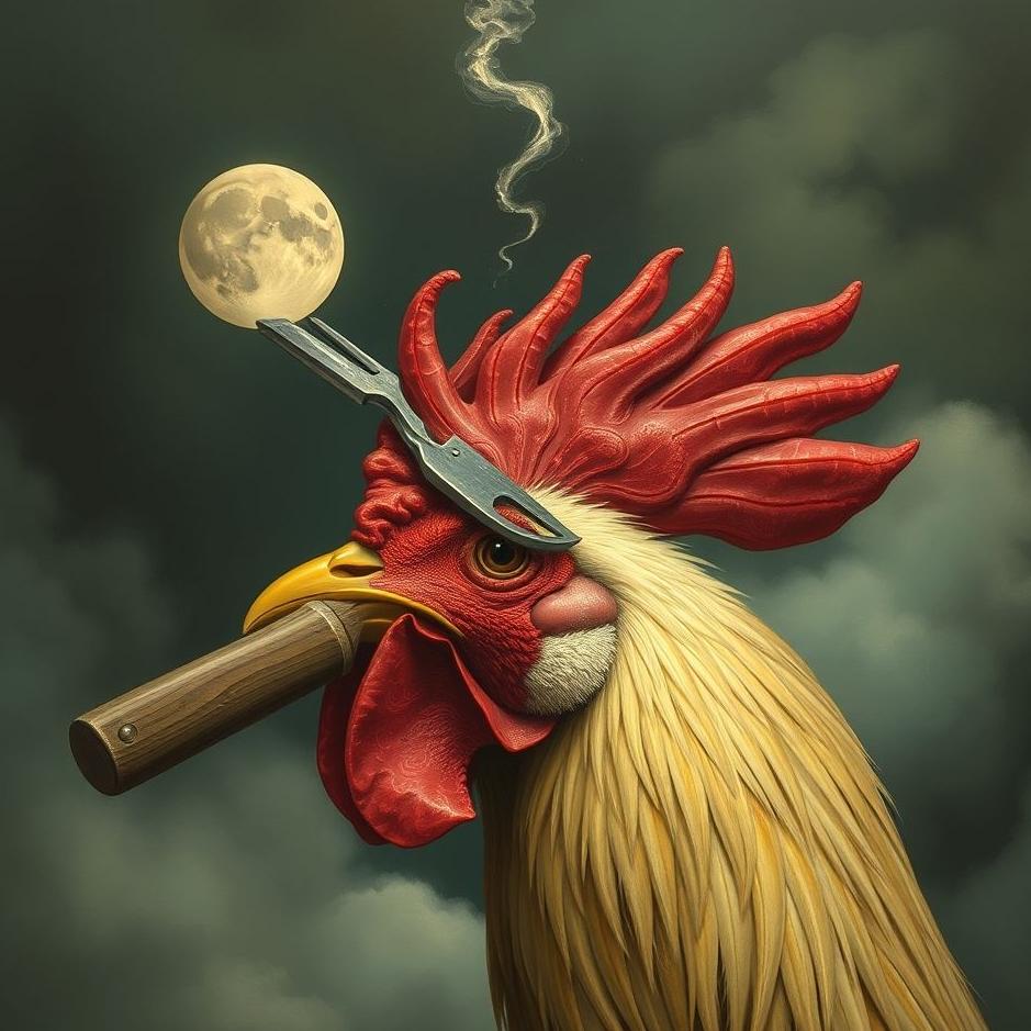 Dream : Tearing off the head of a rooster in a dream