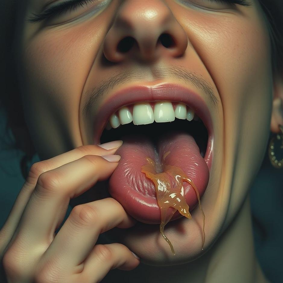 Dream : Tearing off your own tongue in a dream