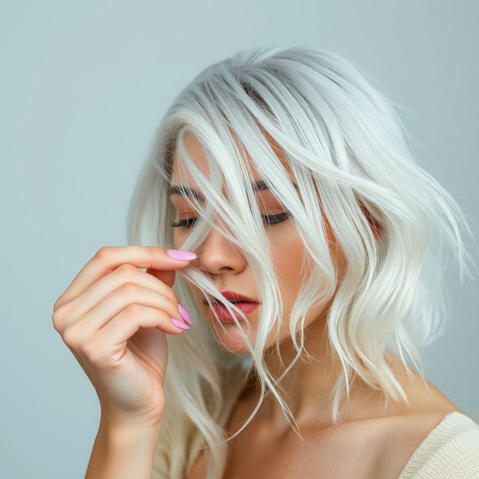 Dream : Tearing off your white hair 